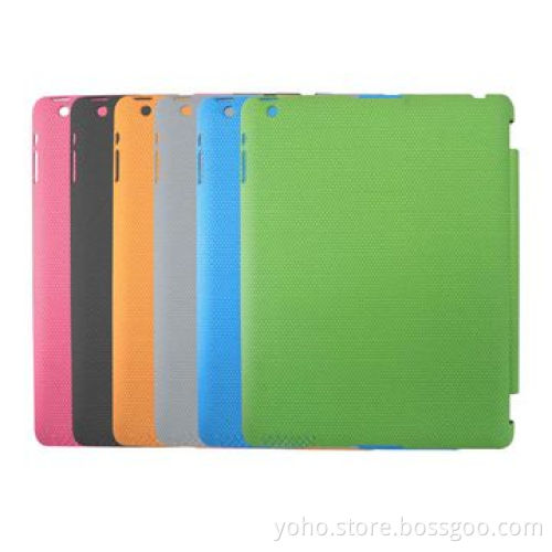 Case for iPad2, with Global Rubber Leather and High-end PC, Six Colors are Available